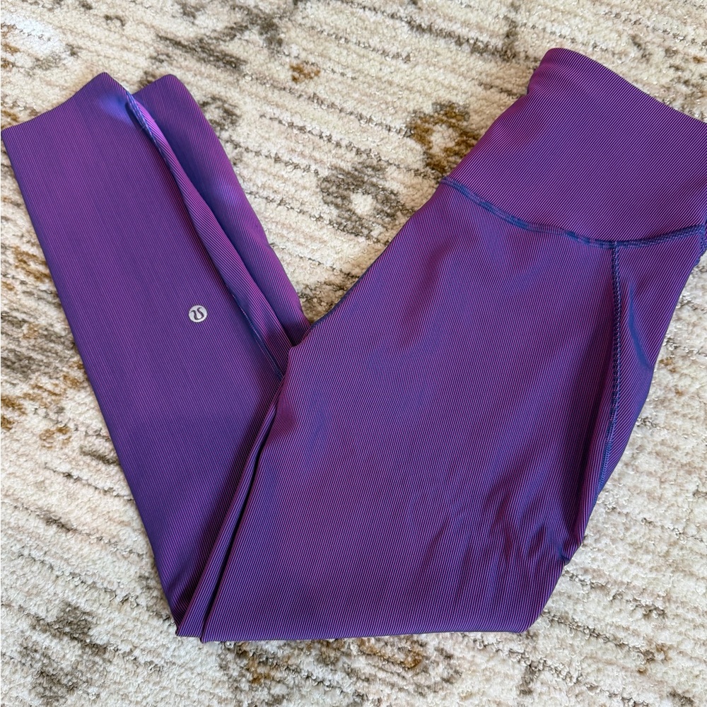lululemon athletica Purple High-Waist Leggings